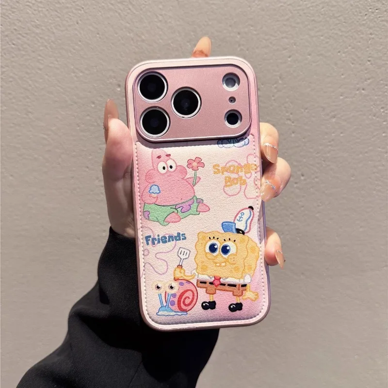 Phone Accessories Trending Products - Cute Anime SpongeBob Pink Premium Glossy