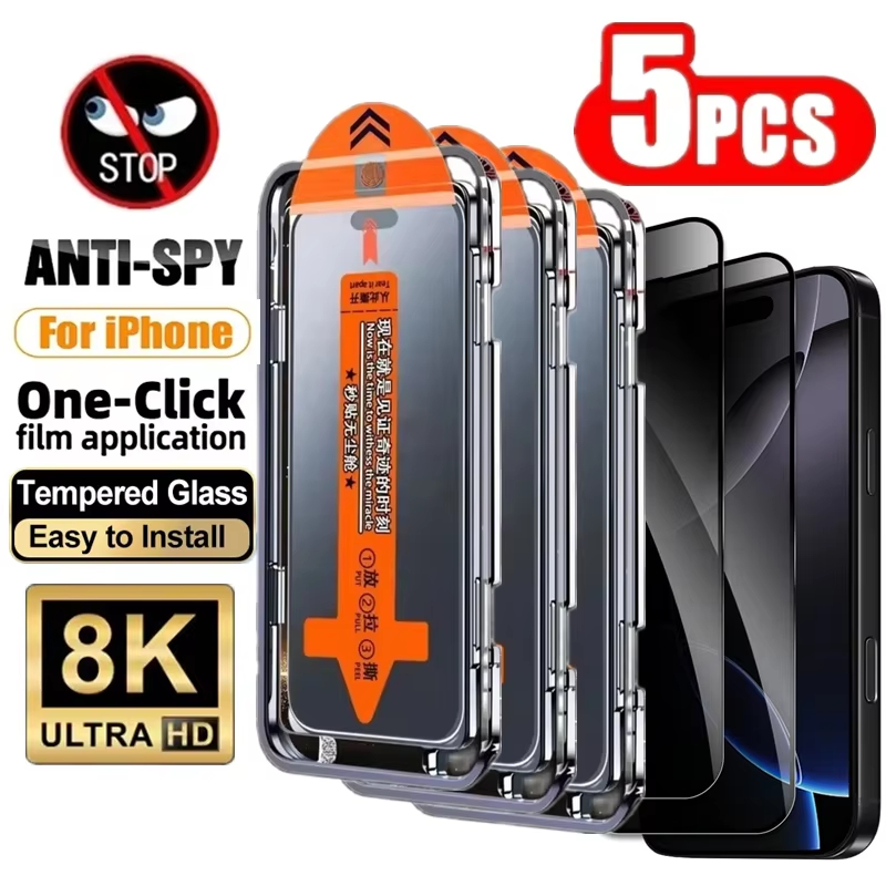 Phone Accessories Store - 1-5PCS Privacy Screen Protector for iPhone