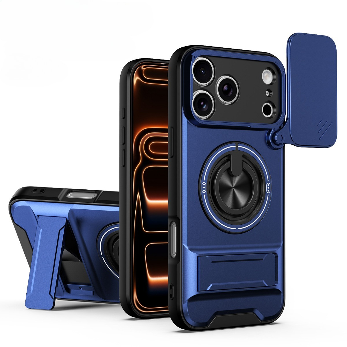 Phone Kickstand Ring - Luxury 360 Rotating Magnetic Ring Holder