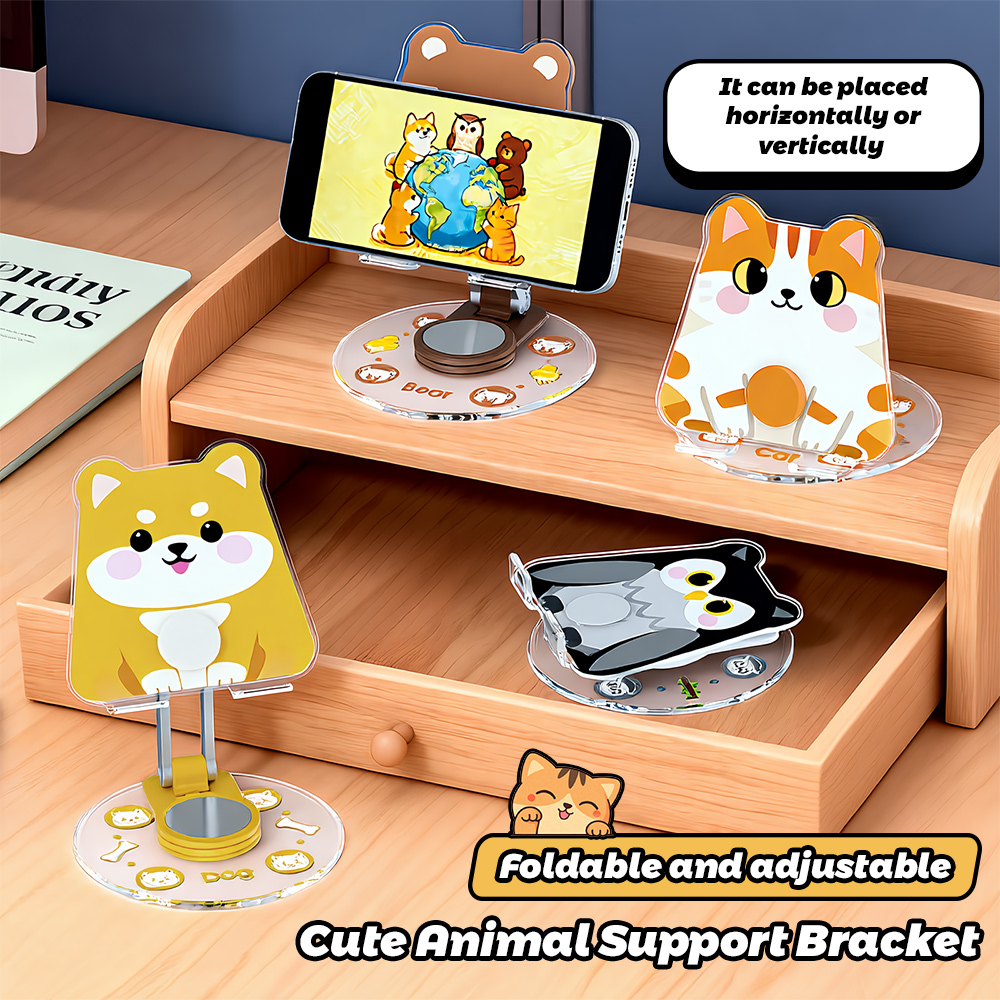 Cute Animal Phone Stand 360 Ro - Phone Accessories For Teen Girls recension och pris