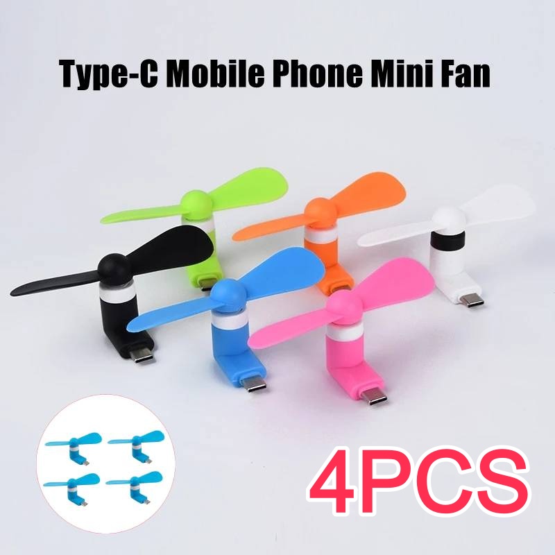 4/2/1Pcs Type-C Mini Portable  - Phone Cooling Fan recension och pris