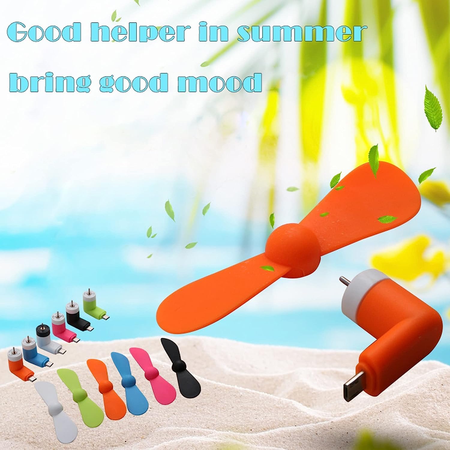 4/2/1Pcs Type-C Mini Portable  - Phone Cooling Fan recension och pris