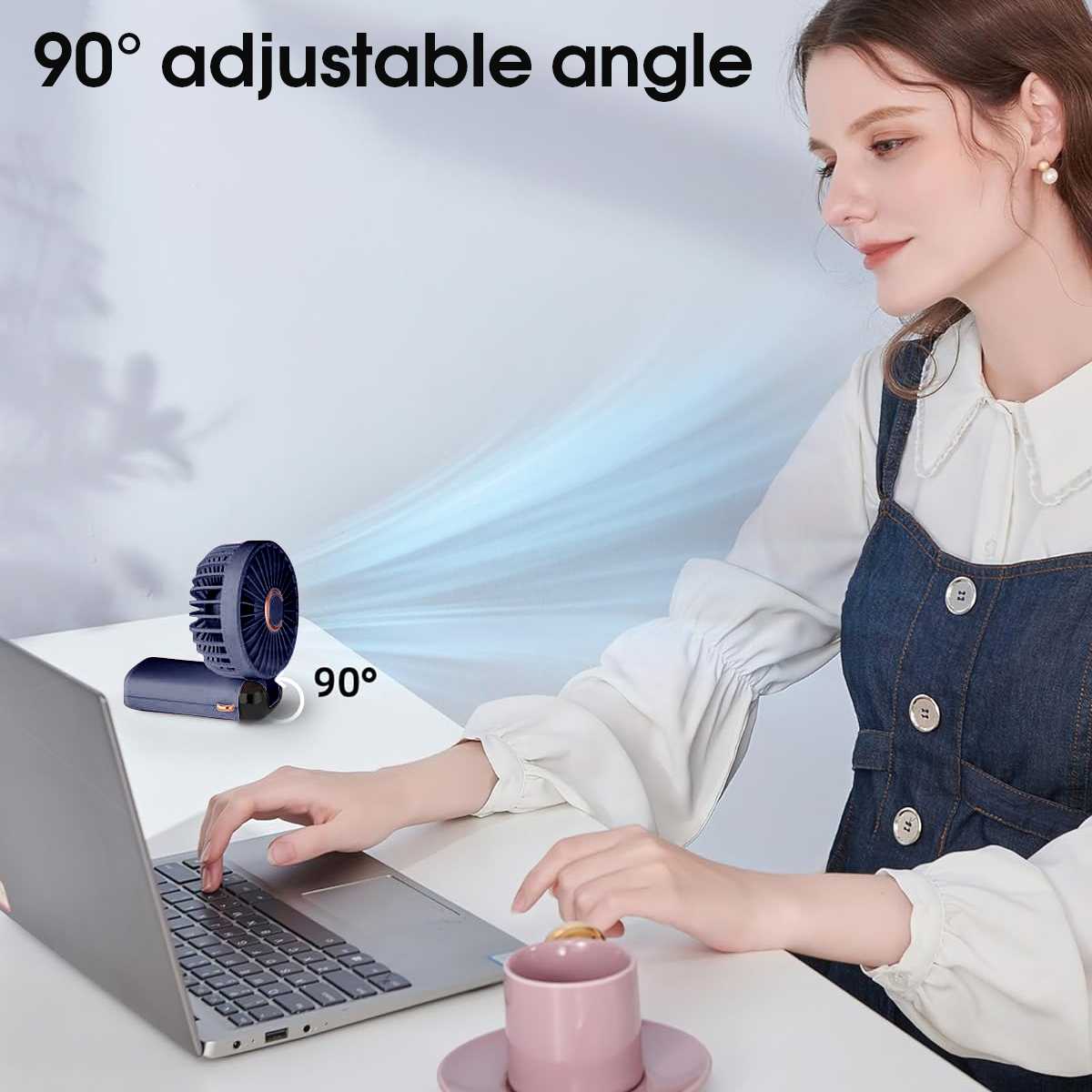 Portable USB Rechargeable Hand - Phone Cooling Fan recension och pris