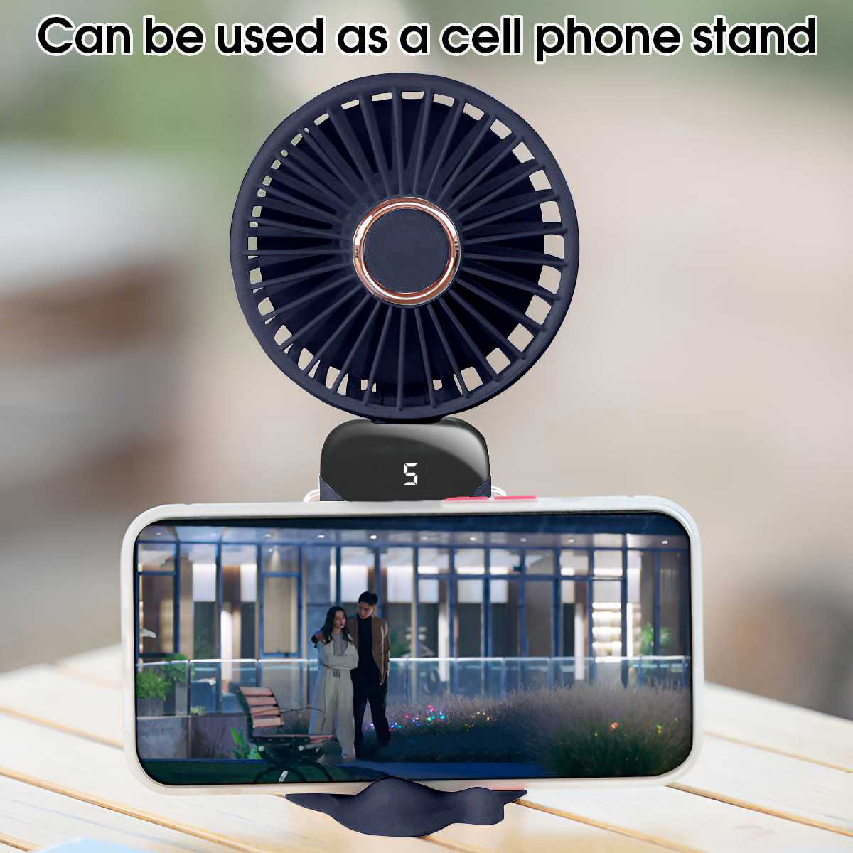 Portable USB Rechargeable Hand - Phone Cooling Fan recension och pris