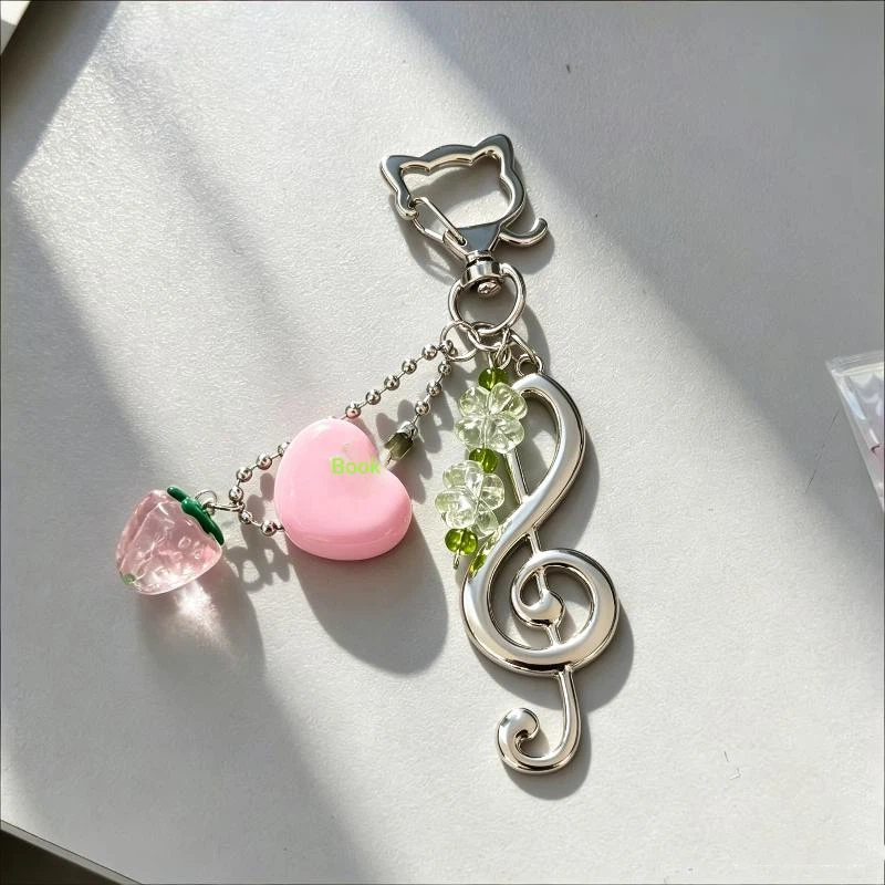 Cute Strawberry Star Keychain  - Phone Accessories For Teen Girls recension och pris