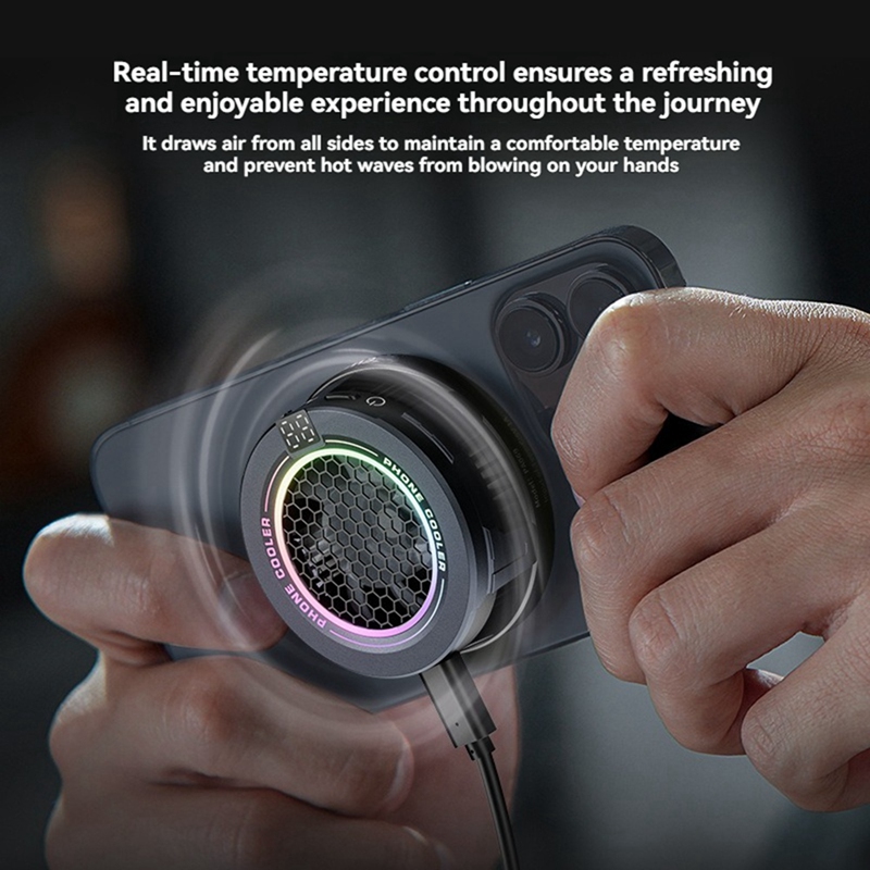 Magnetic Phone Cooler Low Nois - Phone Cooling Fan recension och pris