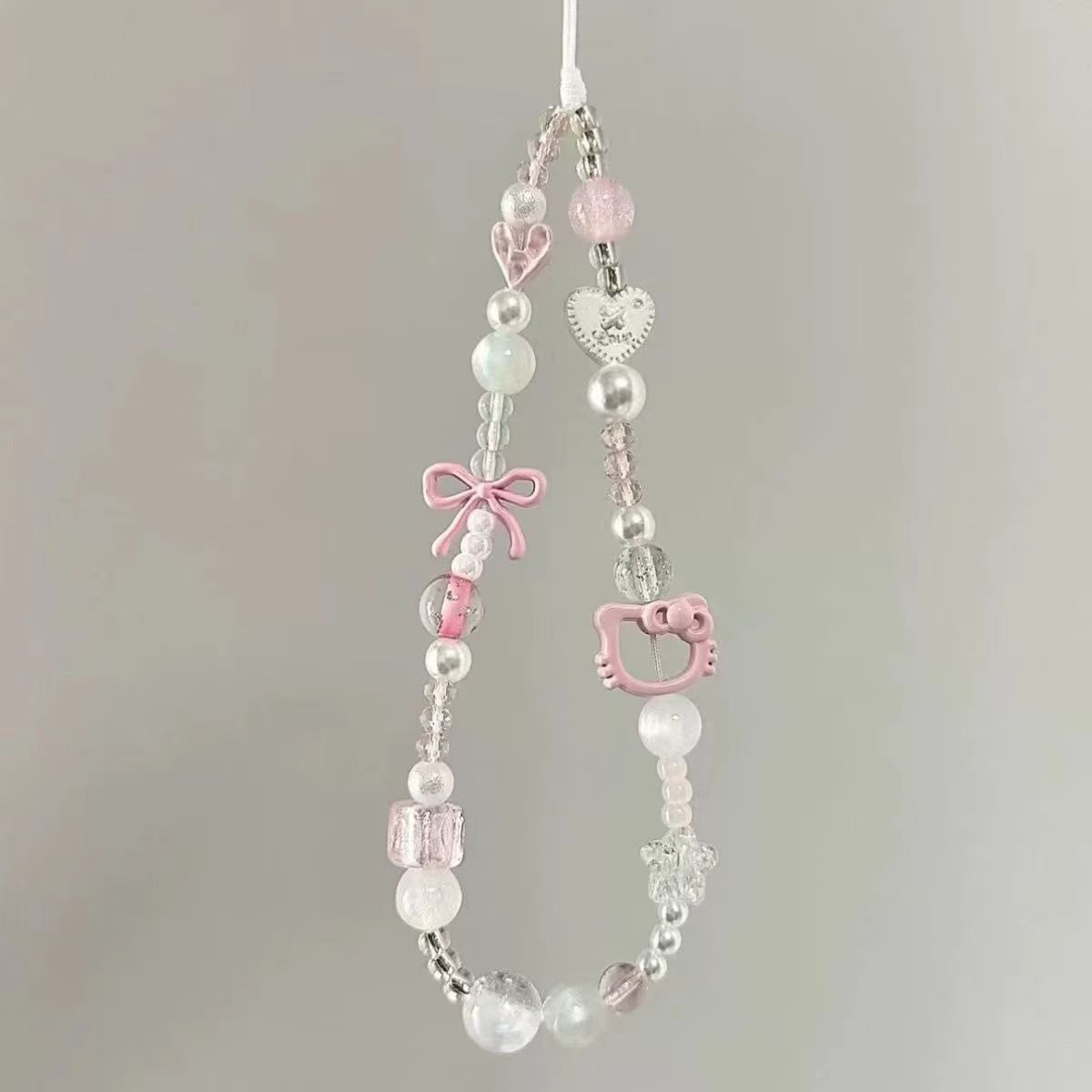 rendy Y2K Pink Bow Kitty Beade - Phone Accessories For Teen Girls recension och pris