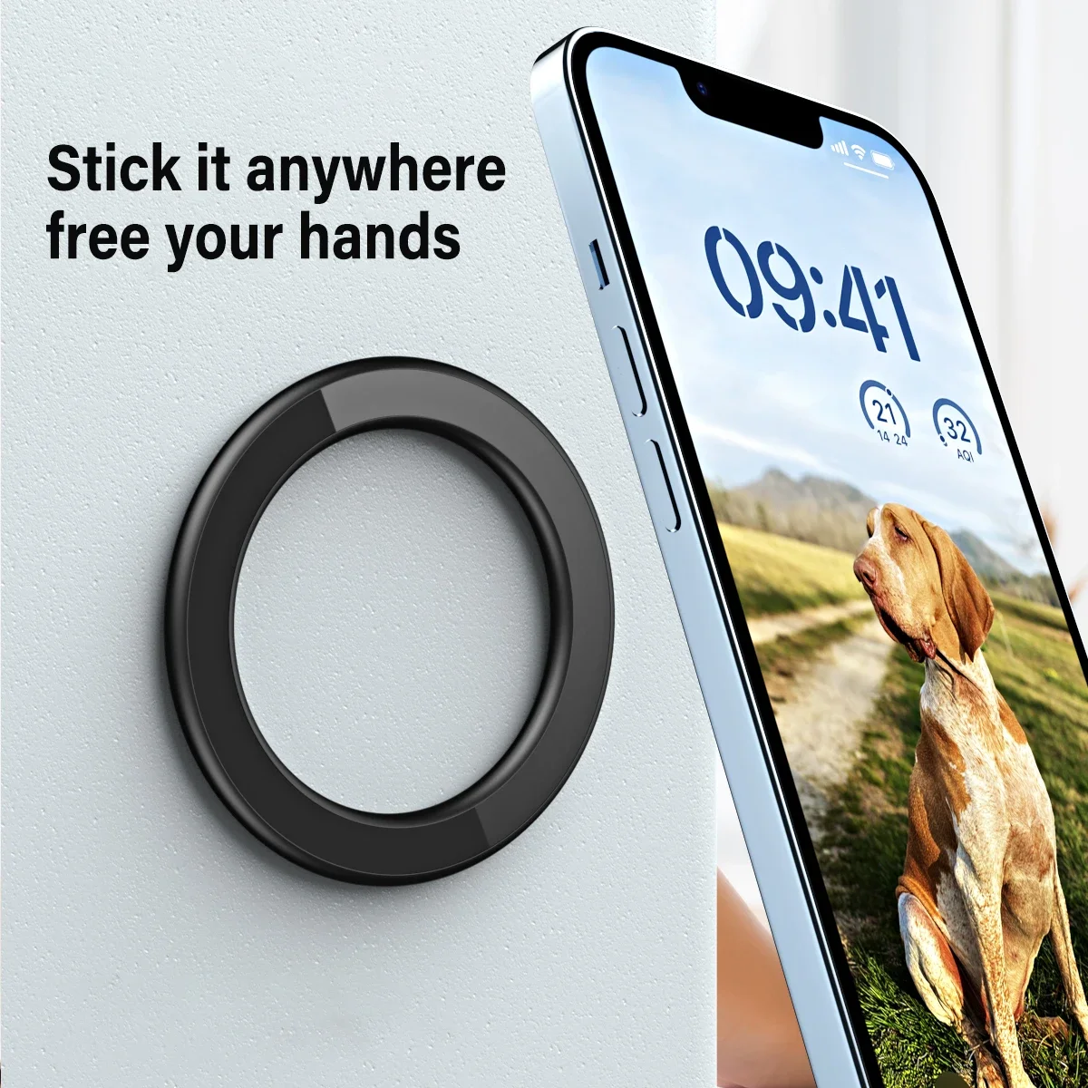 For MagSafe Magnetic Ring Hold - Phone Kickstand Ring recension och pris