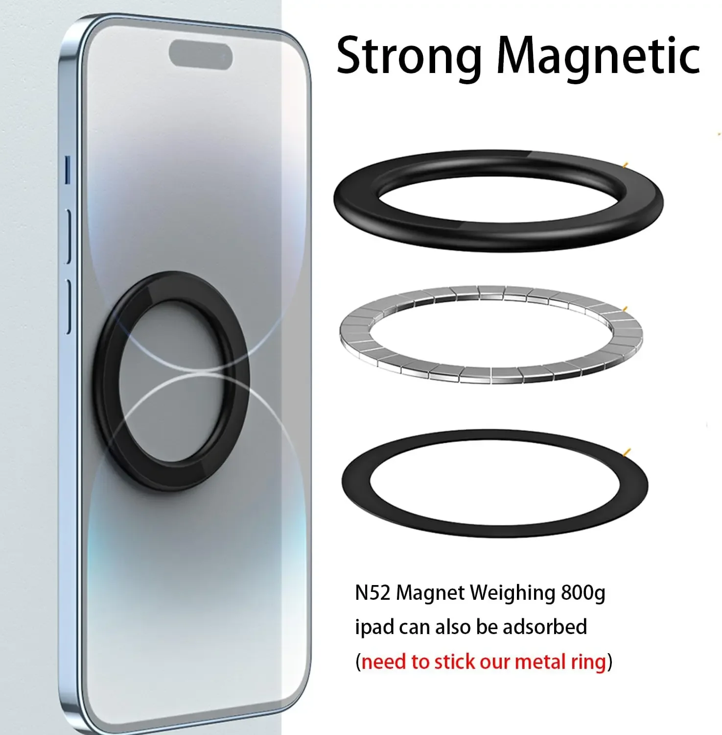 For MagSafe Magnetic Ring Hold - Phone Kickstand Ring recension och pris