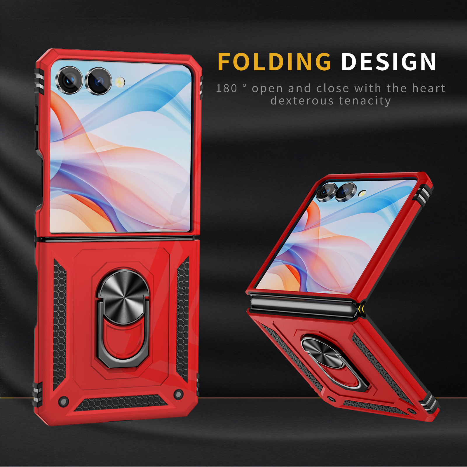 Military-grade Shockproof Phon - Phone Kickstand Ring recension och pris