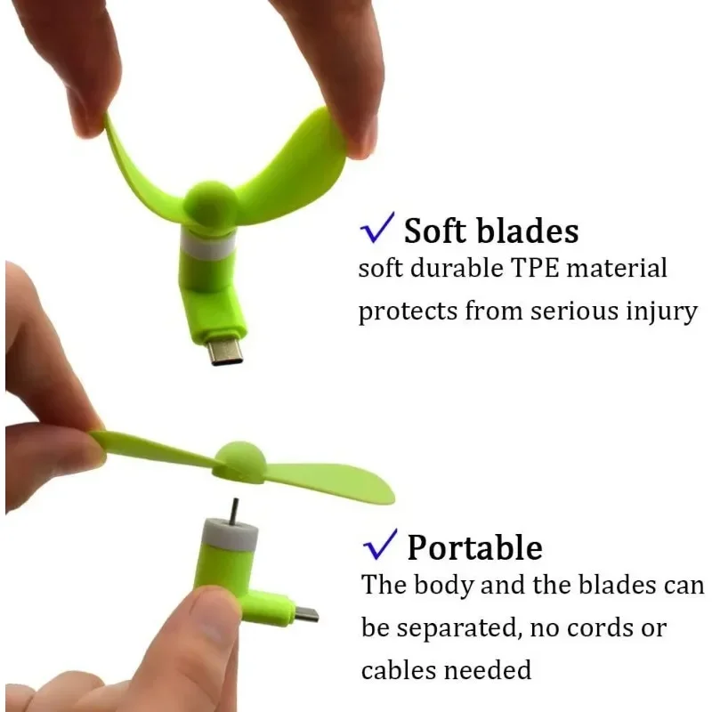 Type-C Mini Portable Micro Fan - Phone Cooling Fan recension och pris