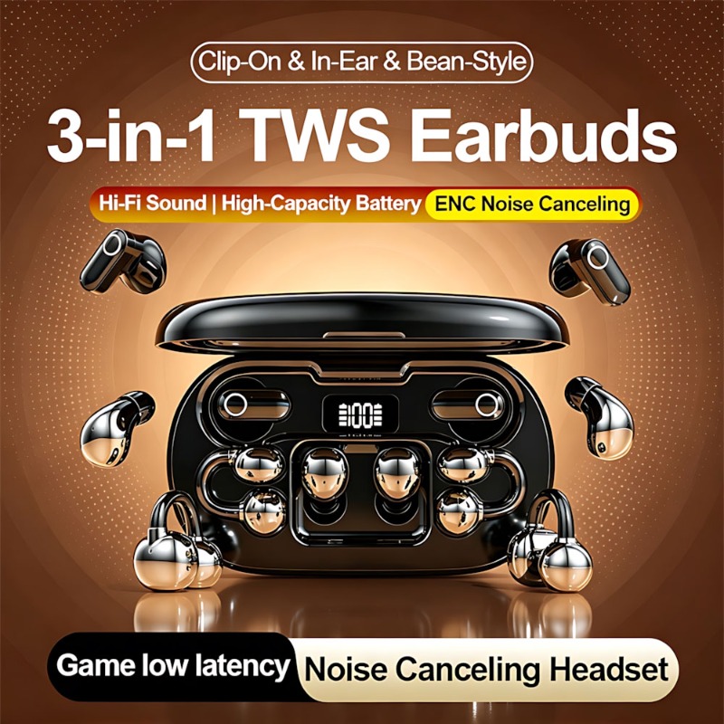 New 3 in 1 Wireless Bluetooth  - Phone Accessories Amazon recension och pris
