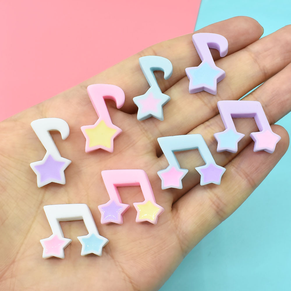 10Pcs Resin Star Music Eight N - Phone Accessories Clipart recension och pris