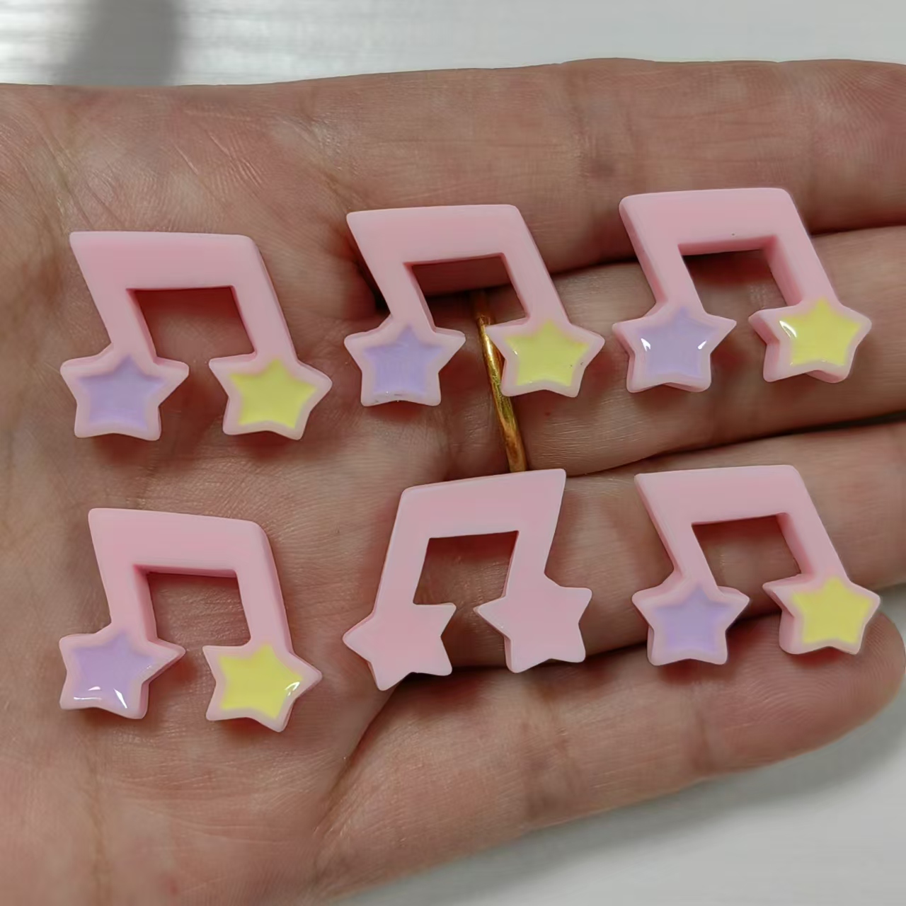 10Pcs Resin Star Music Eight N - Phone Accessories Clipart recension och pris