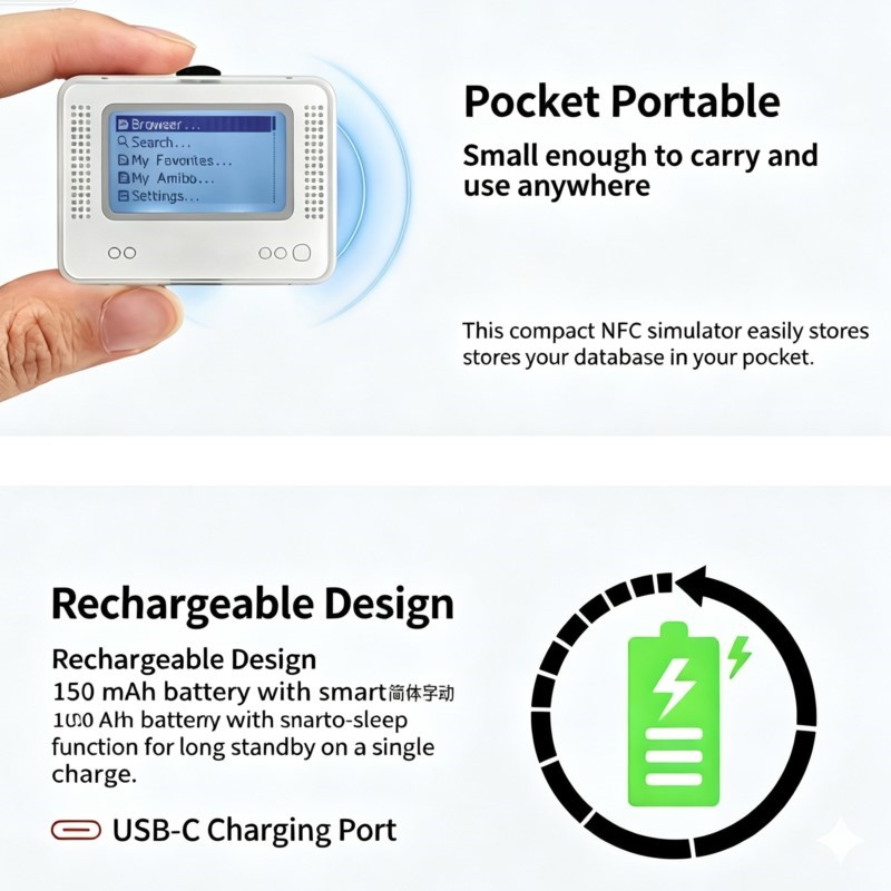 Smart NFC Amiibo Simulator Inf - Nfc Card Reader recension och pris