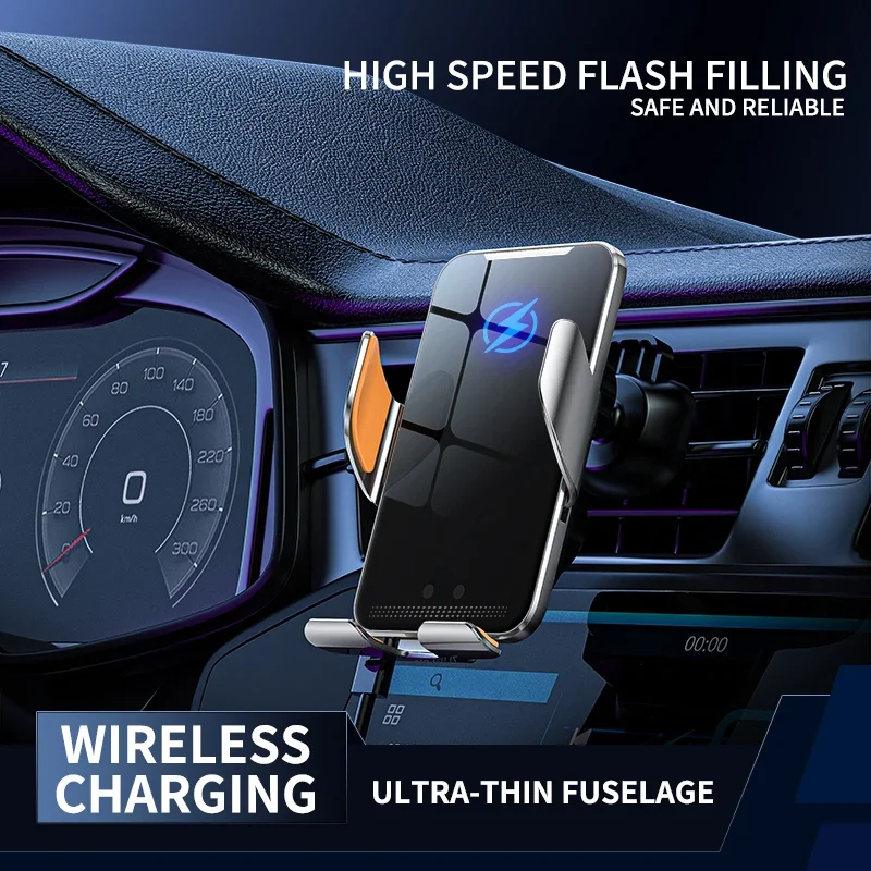 Car Wireless Charger Magnetic  - Phone Cooling Fan recension och pris