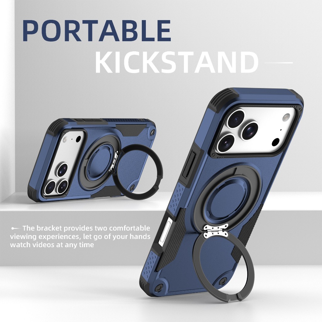 Armor Shockproof For Magsafe M - Phone Kickstand Ring recension och pris