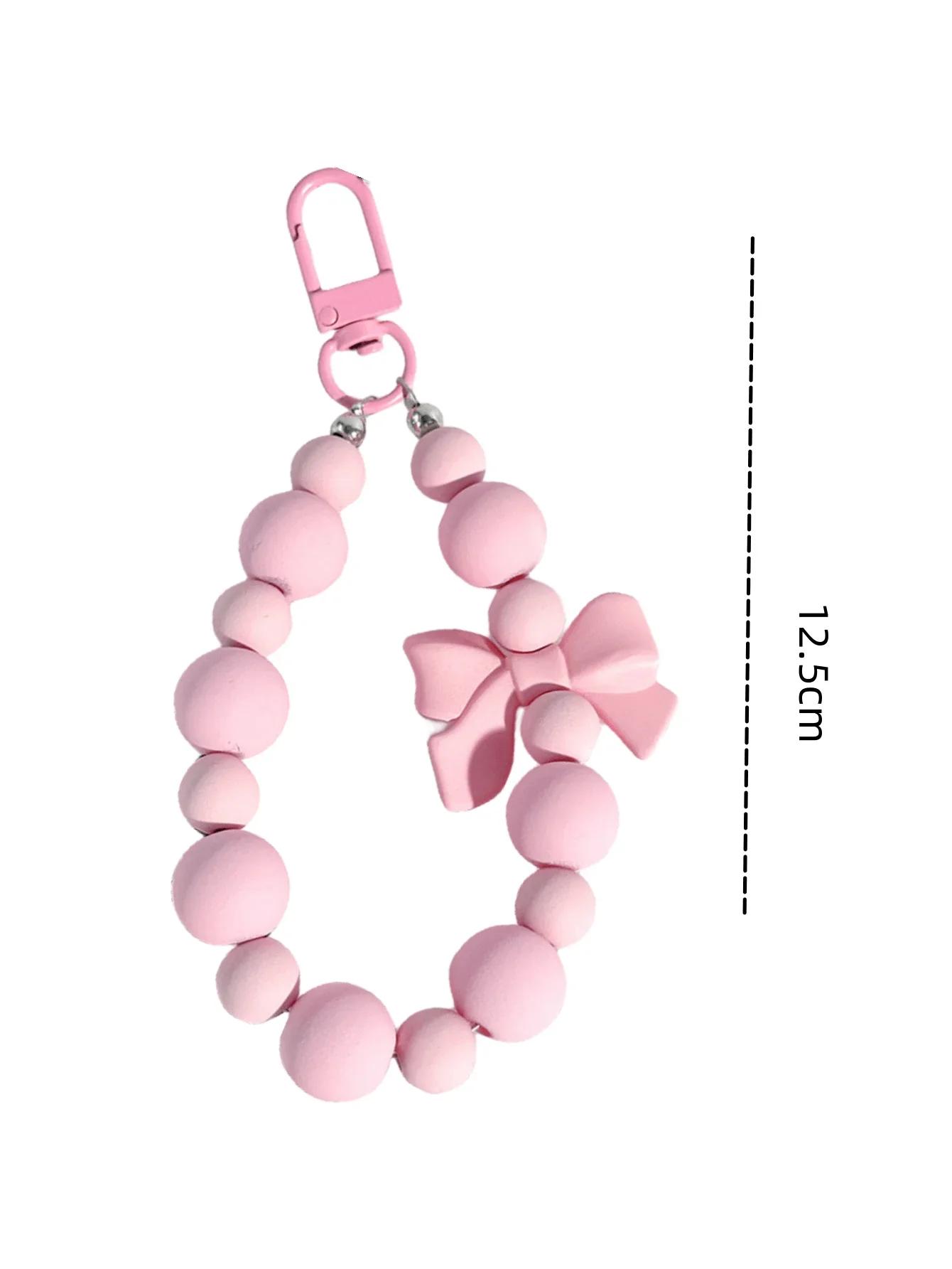 1pc Pink Pearl Bow Keychain Mo - Phone Accessories For Teen Girls recension och pris