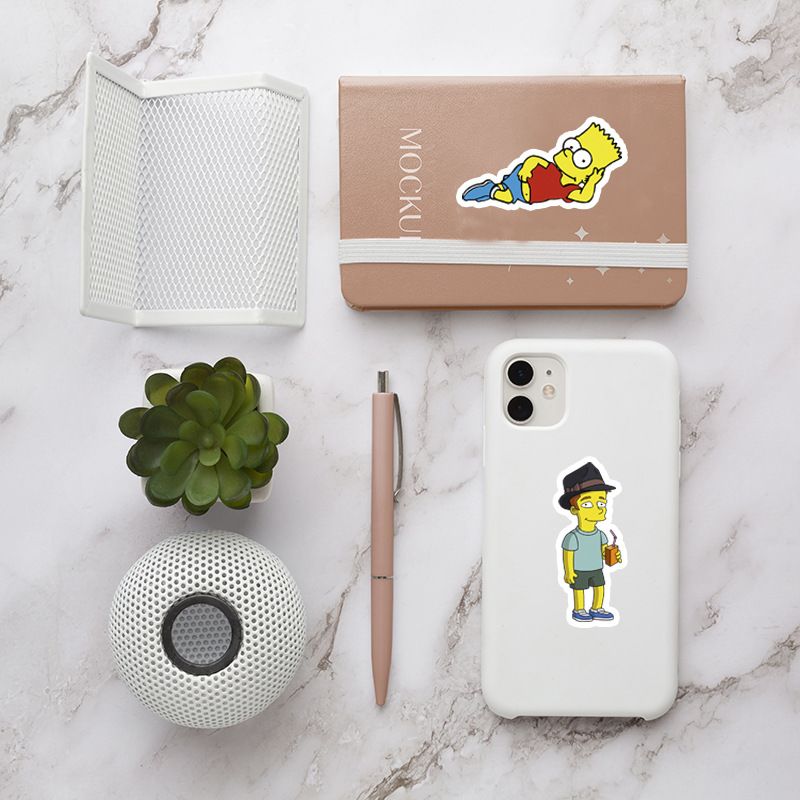 50pcs The Simpsons cute cartoo - Phone Accessories Trending Products recension och pris