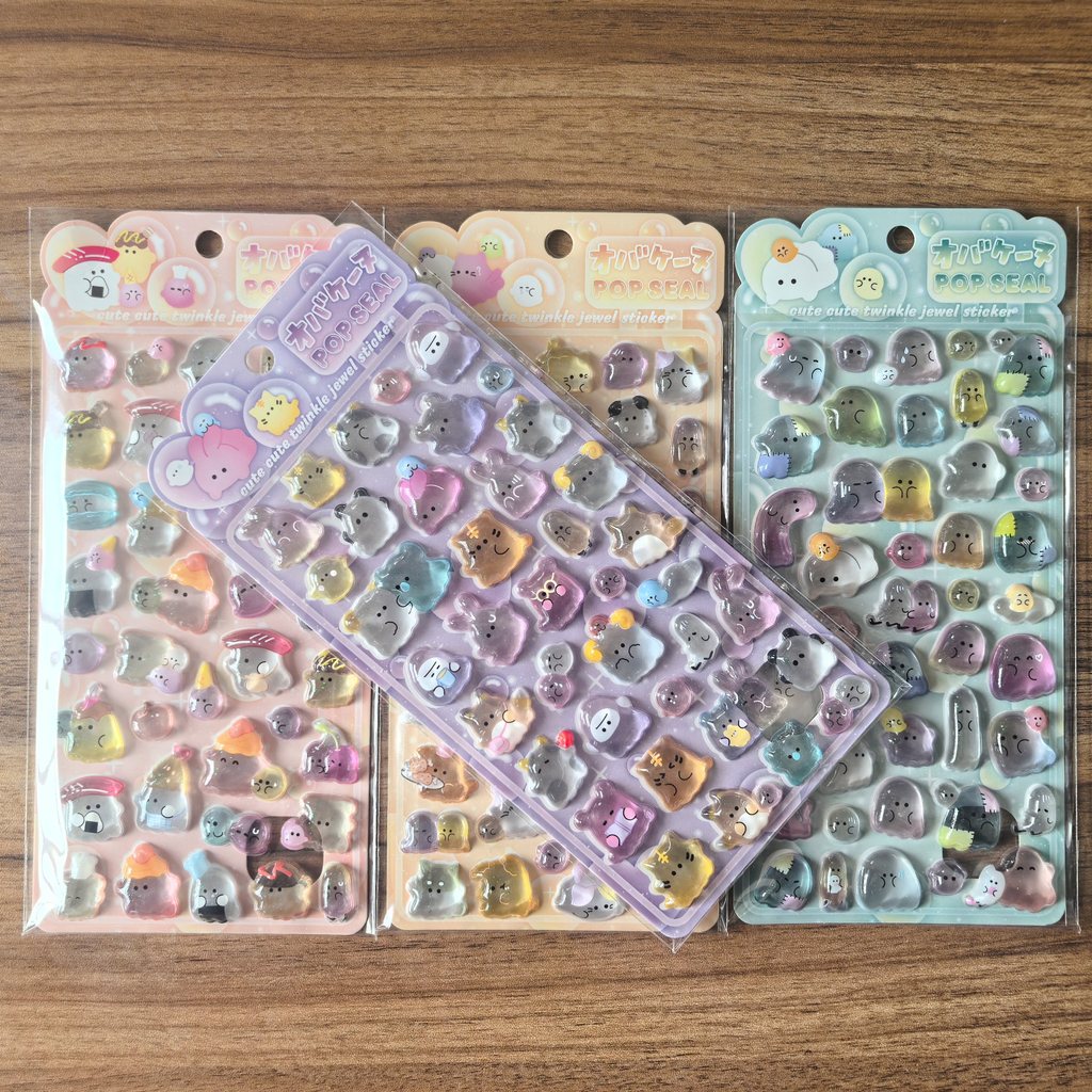 4 Pcs Cute Transparent Pop Sea - Phone Accessories Store recension och pris