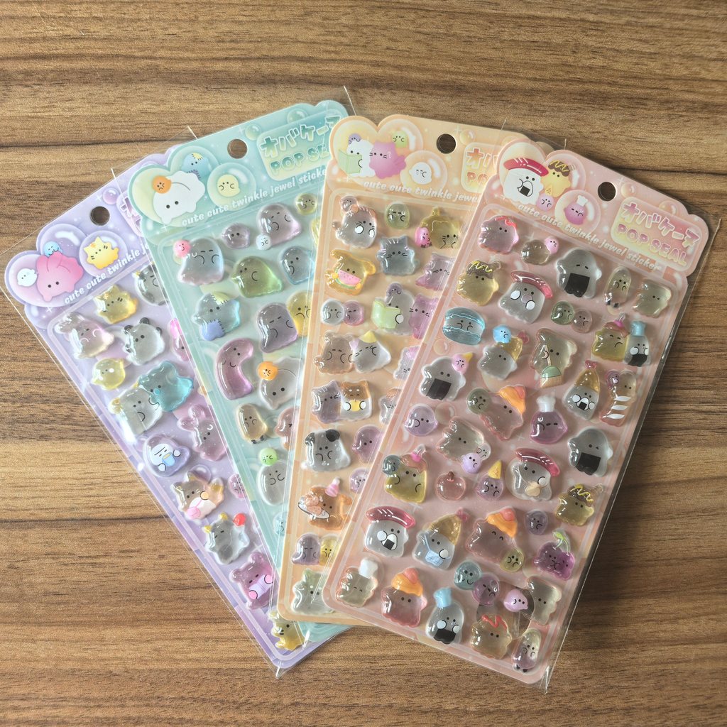 4 Pcs Cute Transparent Pop Sea - Phone Accessories Store recension och pris