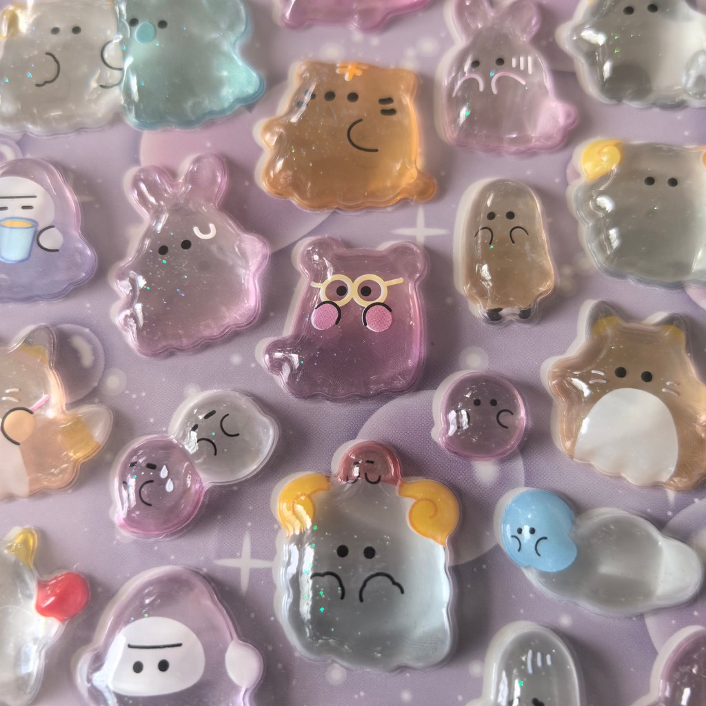 4 Pcs Cute Transparent Pop Sea - Phone Accessories Store recension och pris