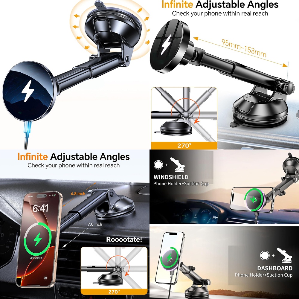 Windshield Magnetic Wireless C - Phone Accessories Trending Products recension och pris