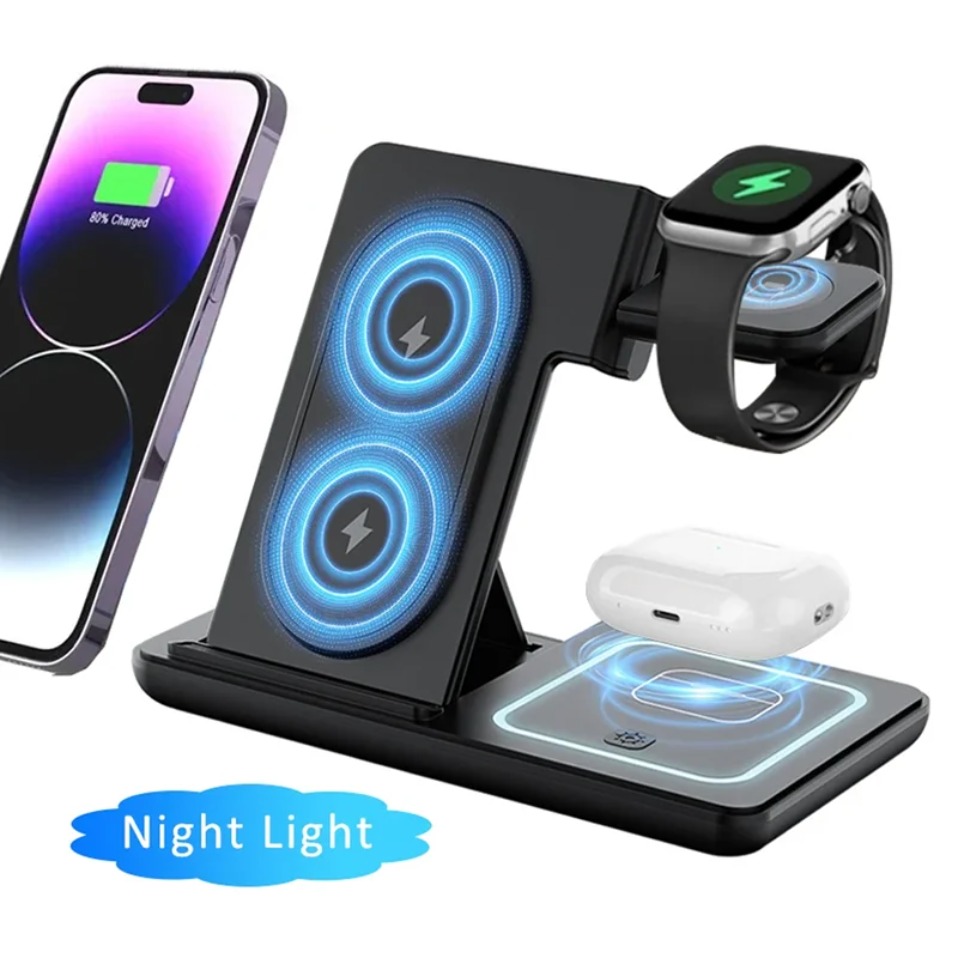 Night LED Light 3 In 1 Wireles - Phone Cooling Fan recension och pris
