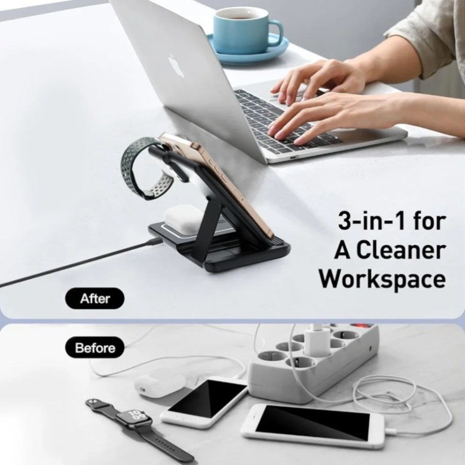 Night LED Light 3 In 1 Wireles - Phone Cooling Fan recension och pris
