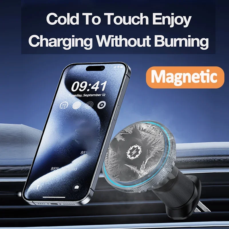 Ice Cooling Magnetic Car Wirel - Phone Cooling Fan recension och pris