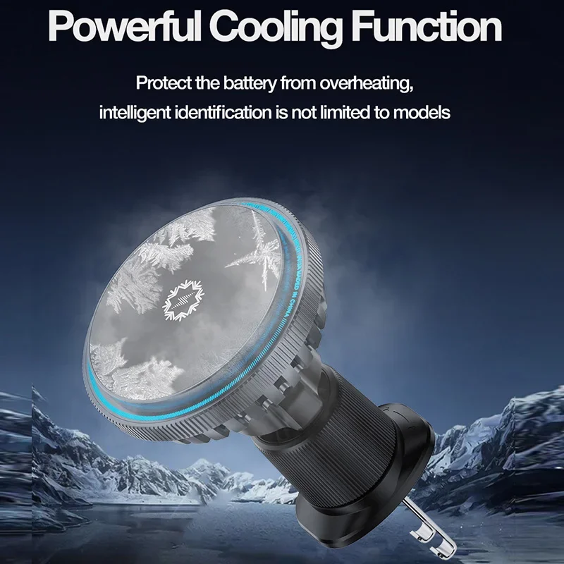 Ice Cooling Magnetic Car Wirel - Phone Cooling Fan recension och pris