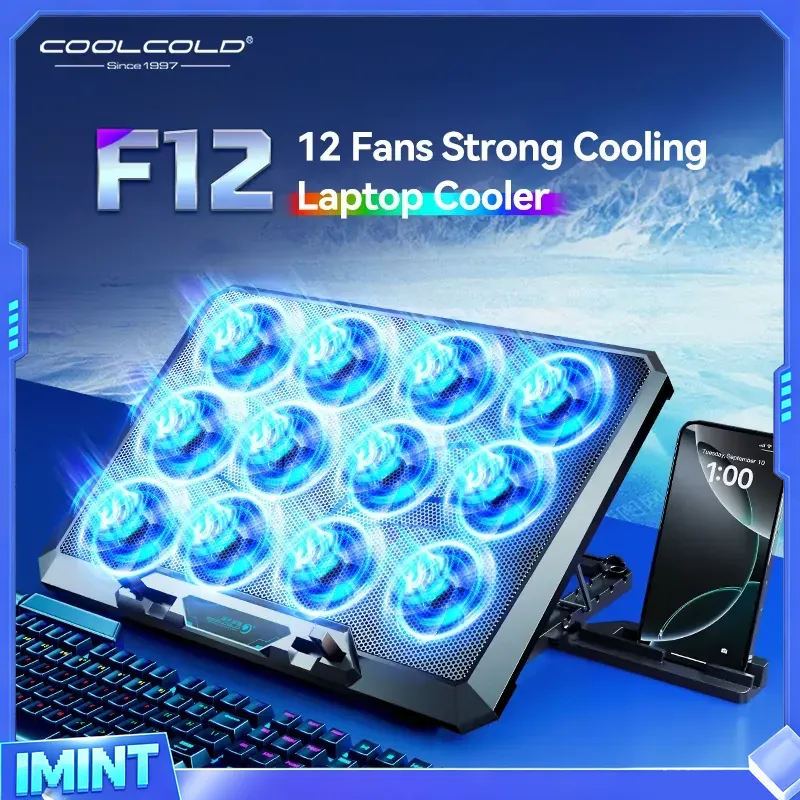 COOLCOLD Laptop Cooling Pad wi - Phone Cooling Fan recension och pris