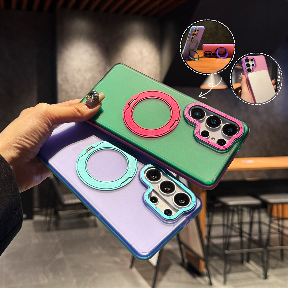 Contrasting Color 360 Rotating - Phone Kickstand Ring recension och pris